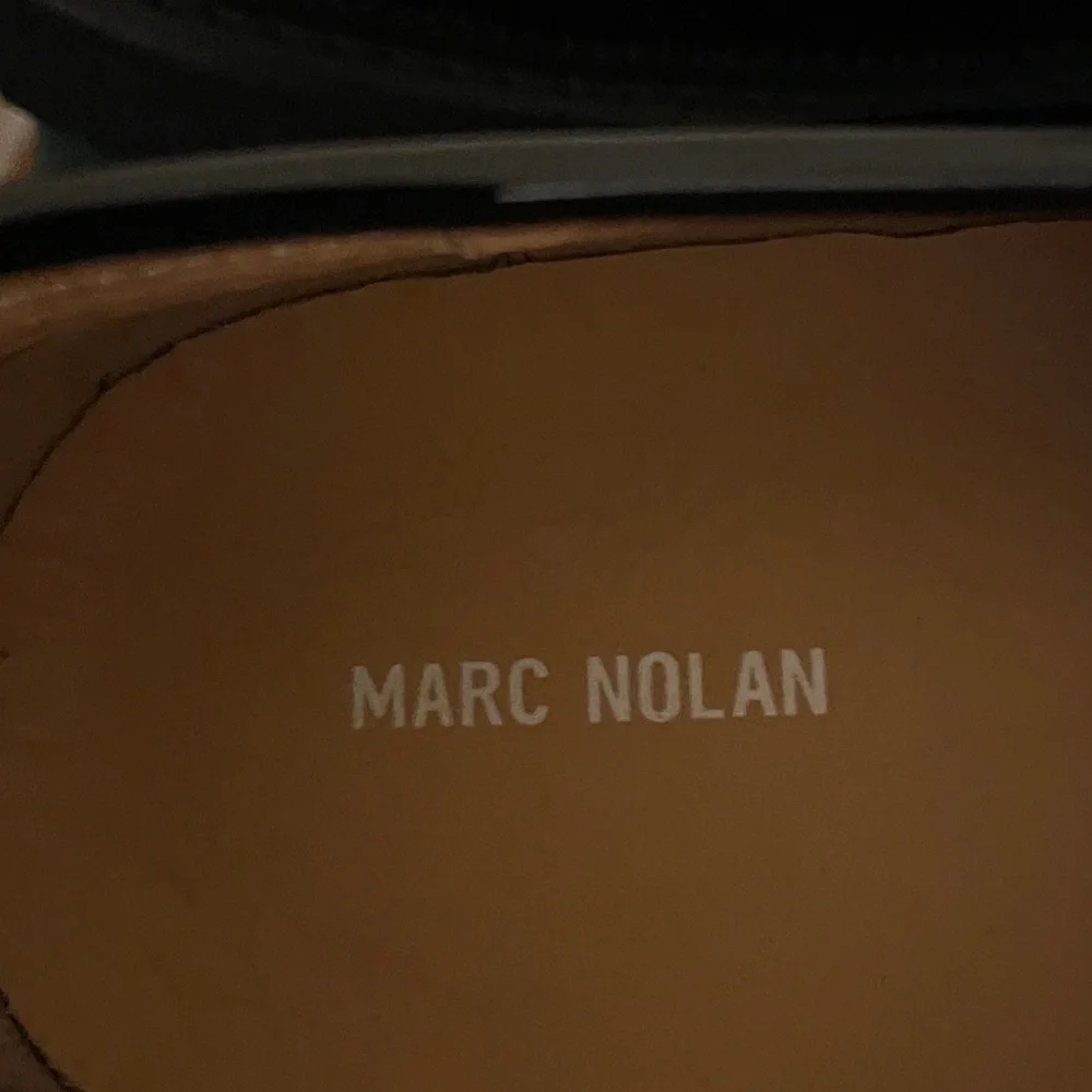 Men's Black and White Loafers - Picture 3 of 3